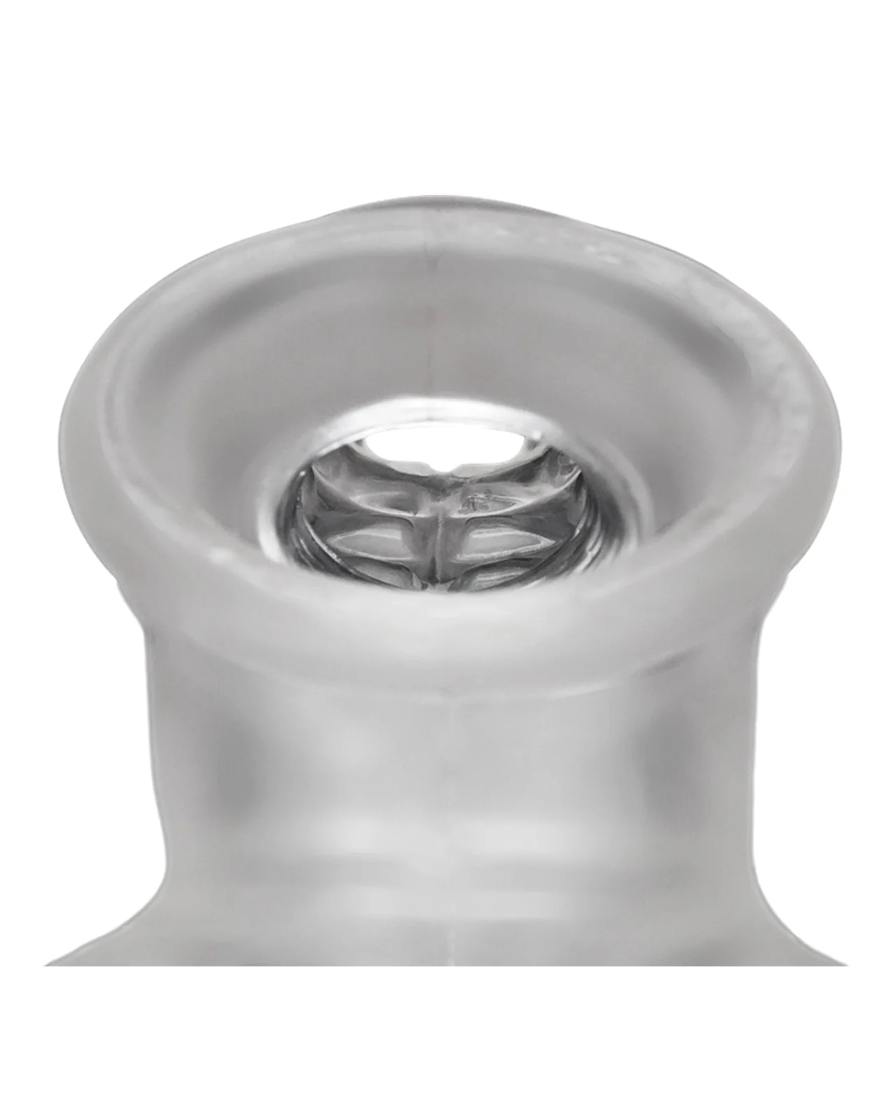 Oxballs Sackjack Wearable Jack Off Sheath - Clear Frost - Image 3