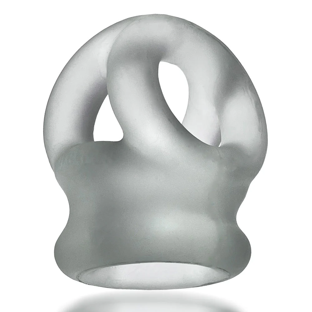 Oxballs Tri-Squeeze Cocksling and Ballstretcher Clear Ice - Image 3