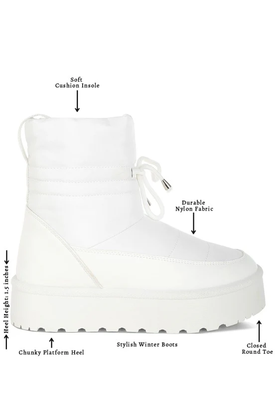 Pacos High Ankle Chunky Snow Boots - Image 16