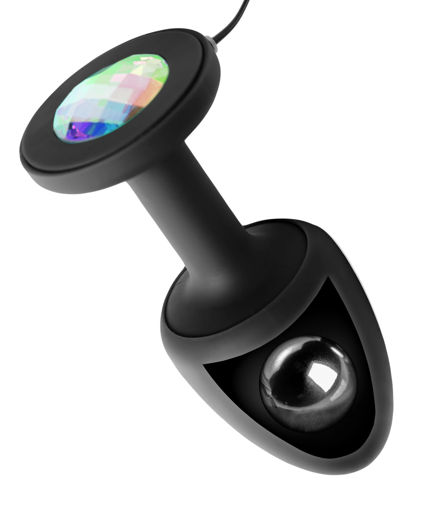 Paragon Gem Accented Vibrating Anal Plug With Internal Stimulation - Image 3