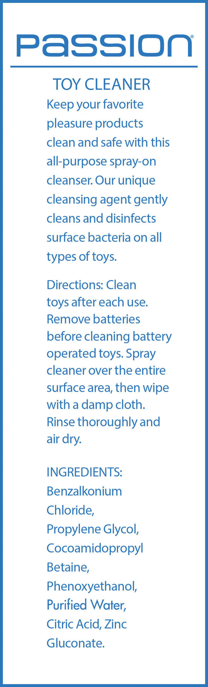 Passion Toy Cleaner - Image 3