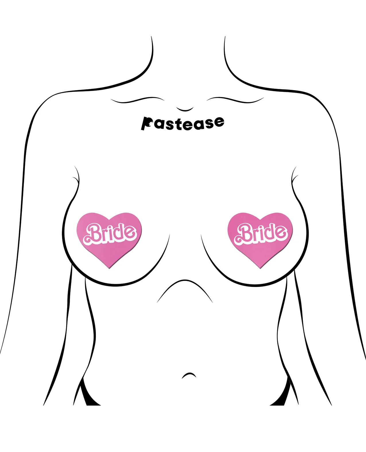 Pastease Premium Bride Heart - Pink O/S - Image 3