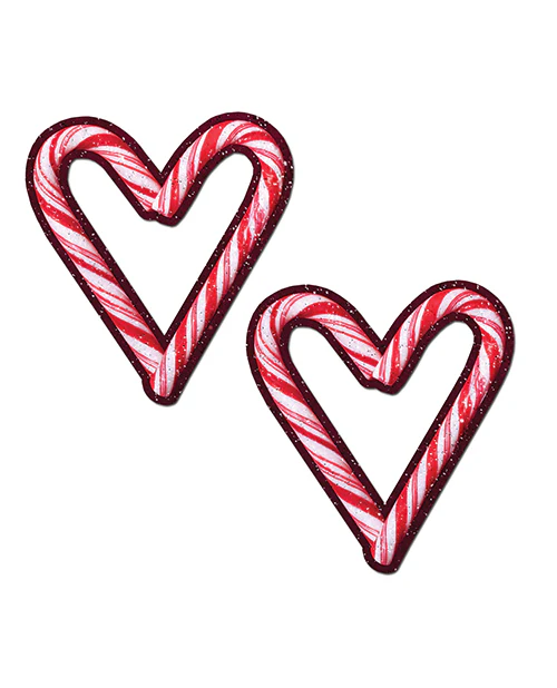 Pastease Premium Holiday Candy Cane Heart - Red/white O/s - Image 2