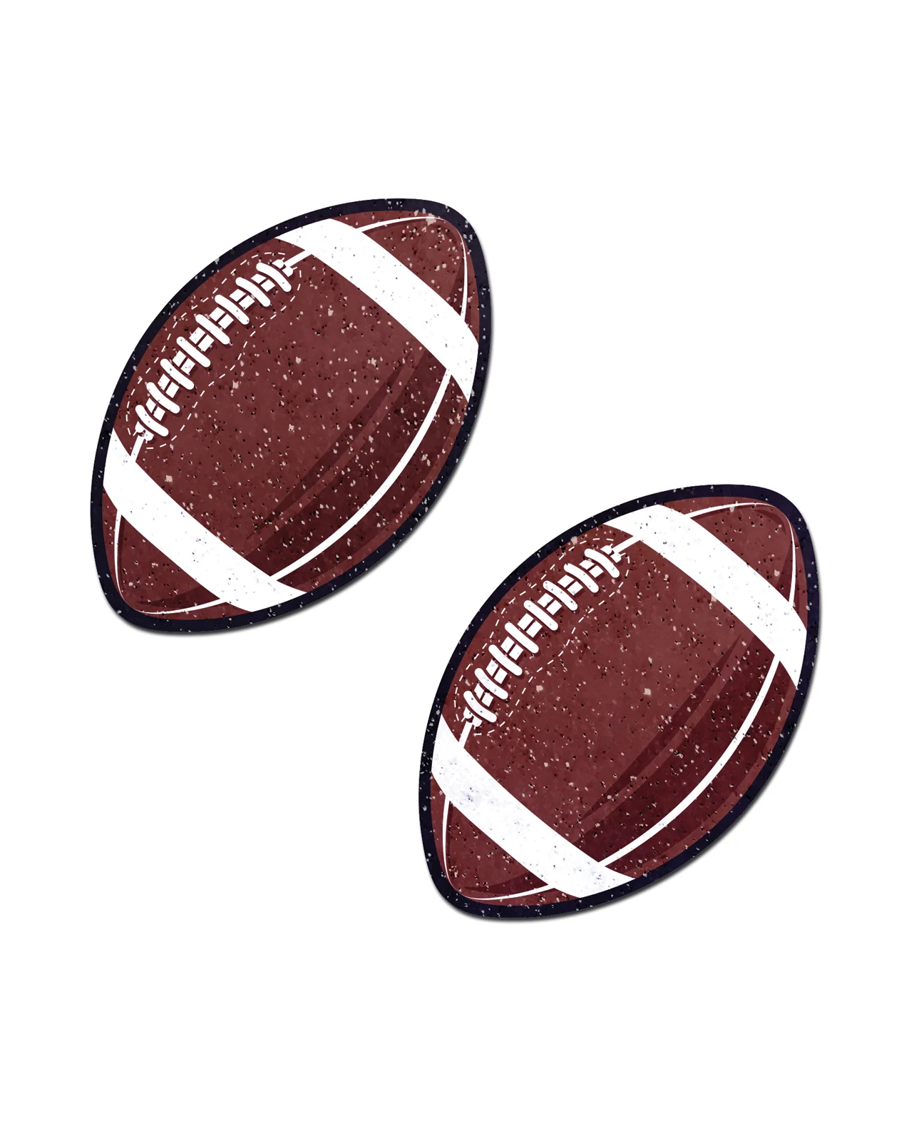 Pastease Premium Sparkly Football - Brown O/S - Image 2