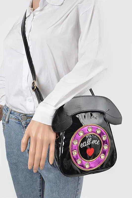 Patent Leather Phone Clutch - Image 6