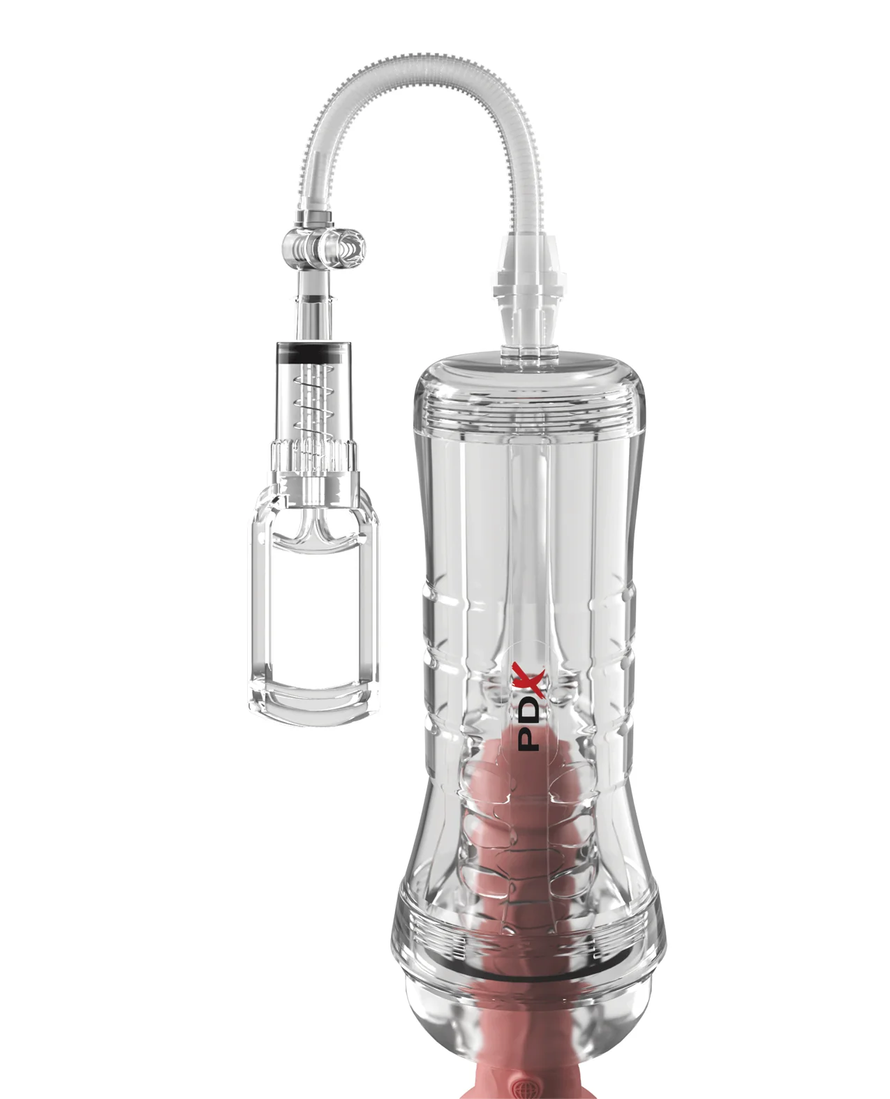 PDX Elite ViewTube Vac XXL Pump See-Thru EZ-Grip Pump Stroker - Clear - Image 3