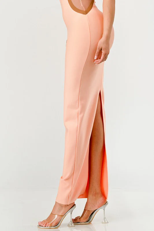 Peaches and Cream Infinity Gown Bandage dress - Image 11