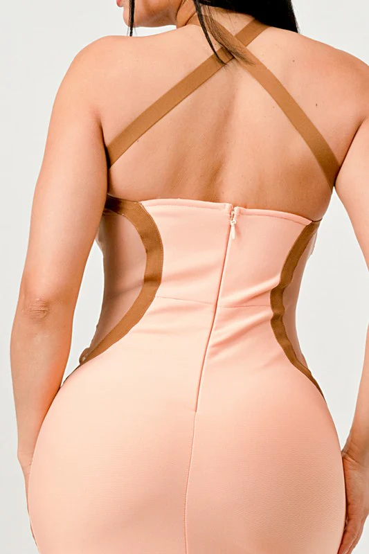 Peaches and Cream Infinity Gown Bandage dress - Image 12