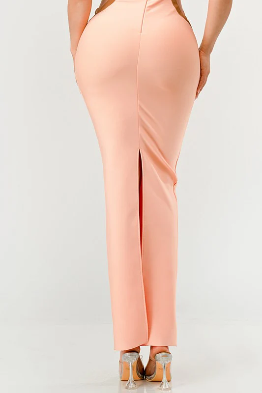 Peaches and Cream Infinity Gown Bandage dress - Image 13