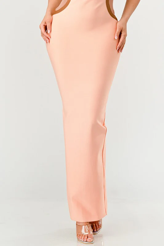 Peaches and Cream Infinity Gown Bandage dress - Image 9