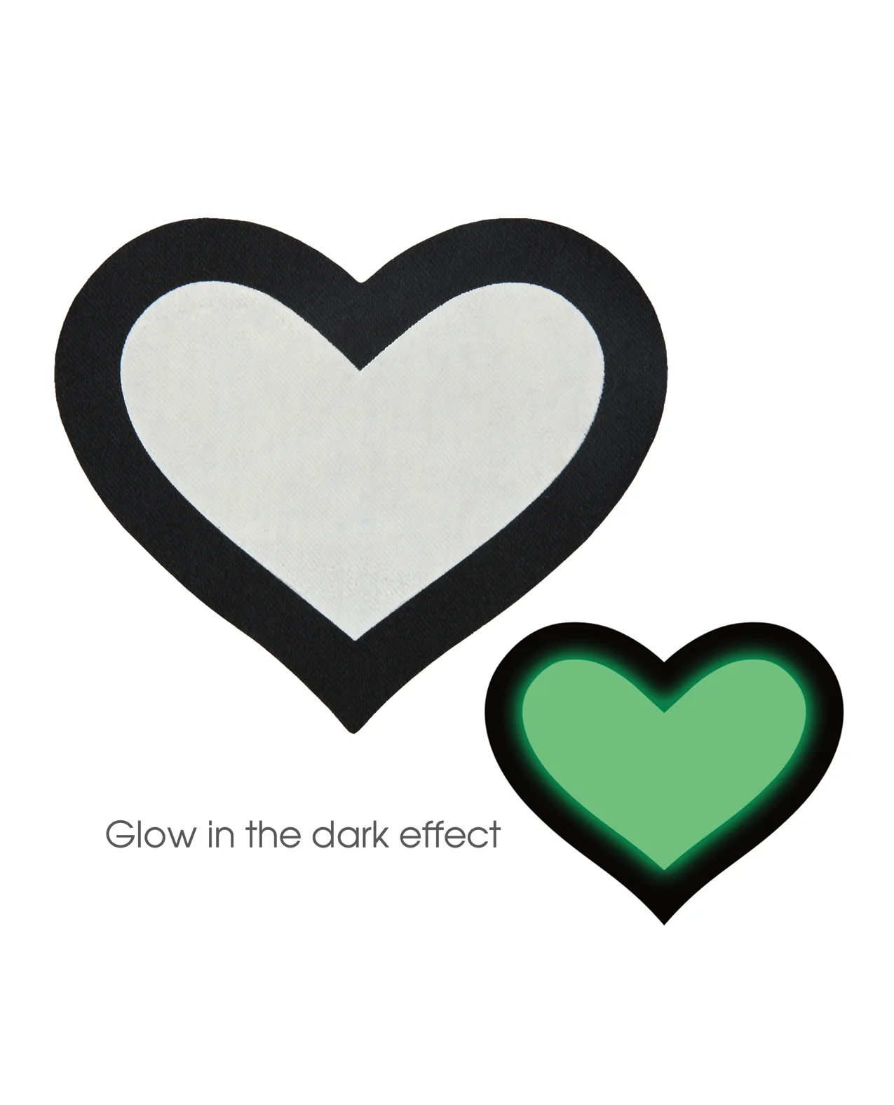 Peekaboo Glow in the Dark Hearts - Pack of 2 - Image 2