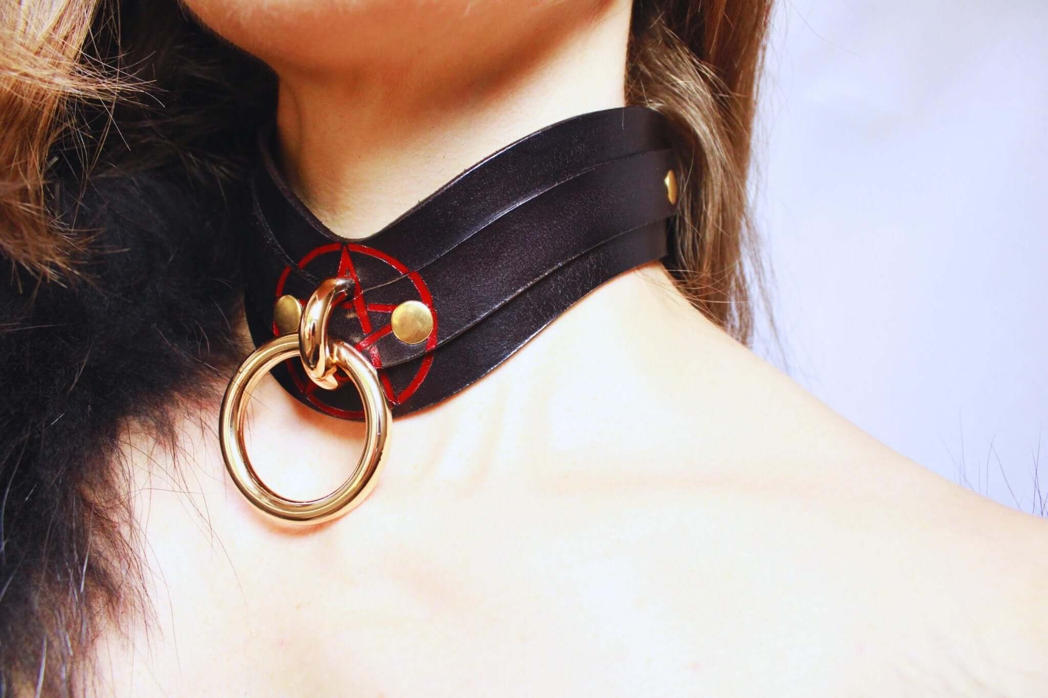 Pentagram BDSM Day Collar Discreet Jewelry For Everyday Wear - Image 2