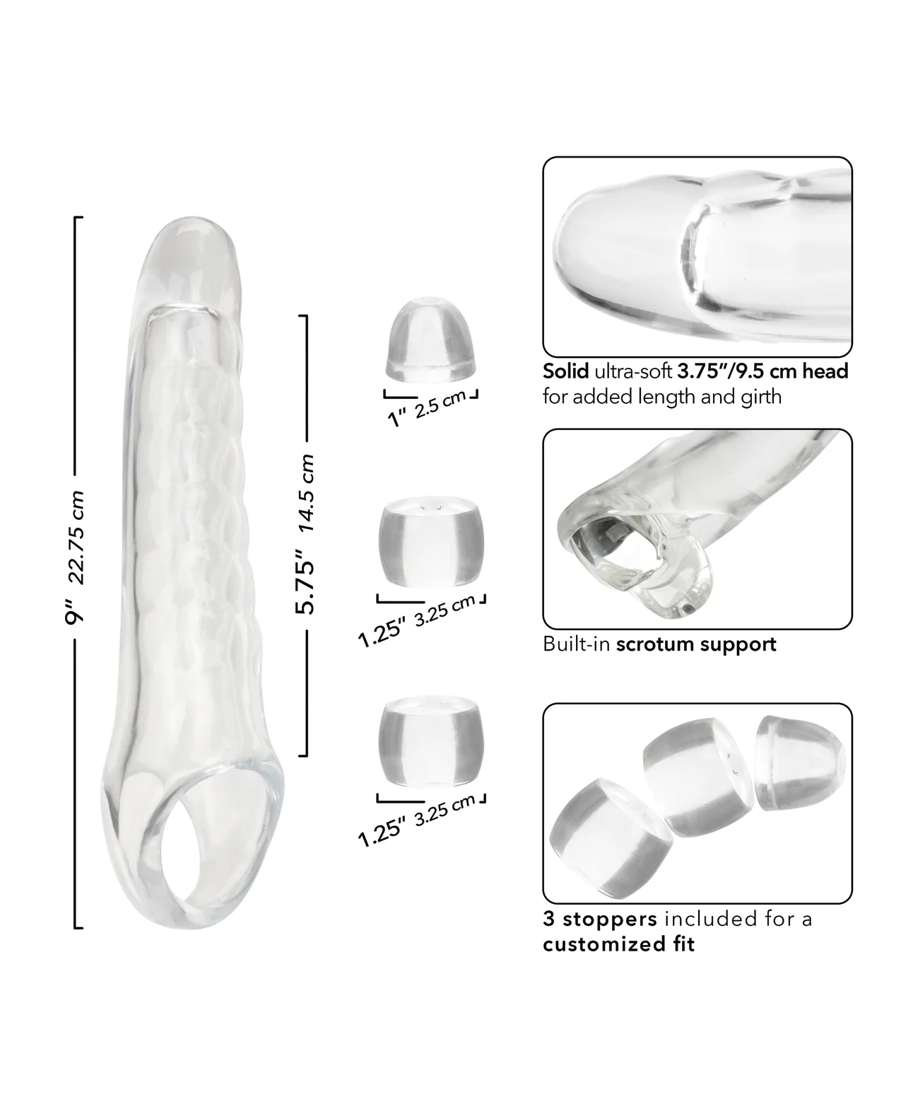 Performance Maxx Penis Extension Kit - Clear - Image 5