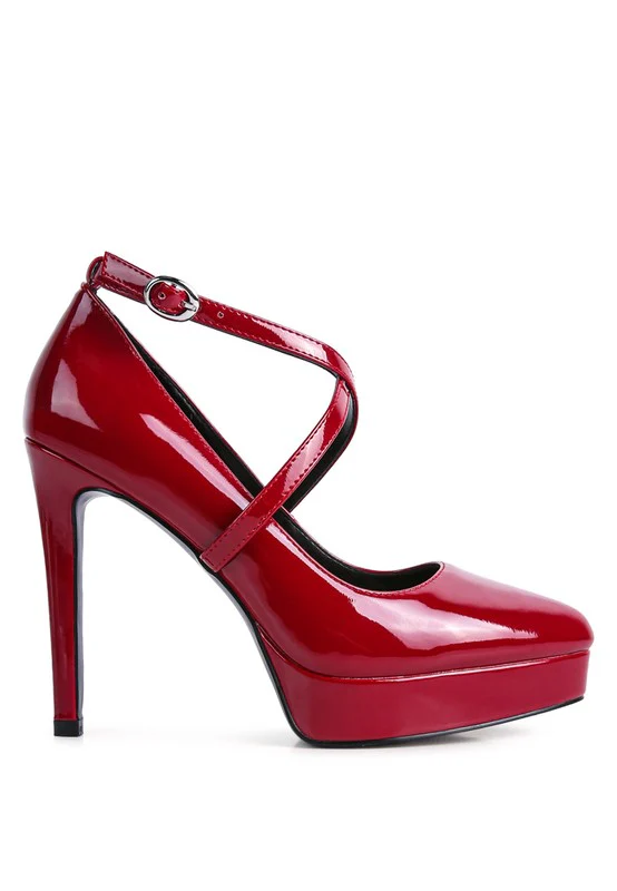 PIXIE DUST CROSS STRAPPED STILETTO SANDAL - Image 11