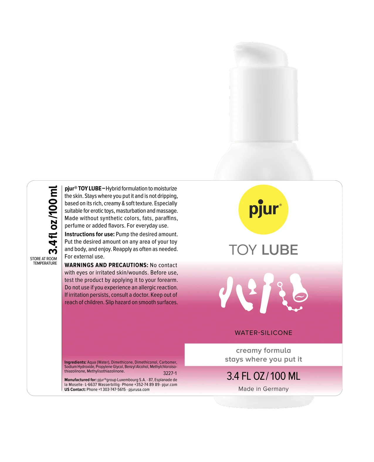 Pjur Toy Lube - 100 ml Bottle - Image 2