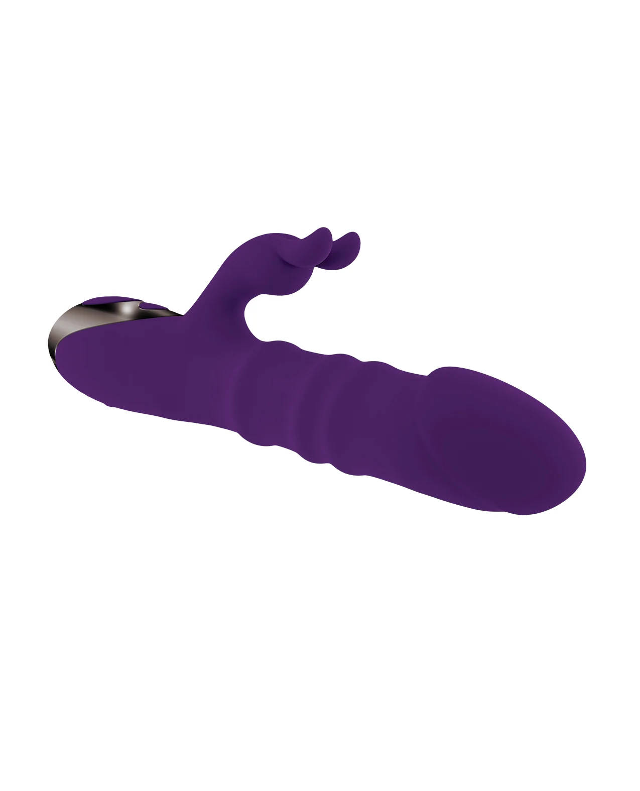 Playboy Pleasure Hop To It Rabbit Vibrator - Acai - Image 5