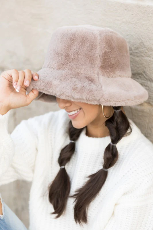 Plush Bucket Hat - Image 6