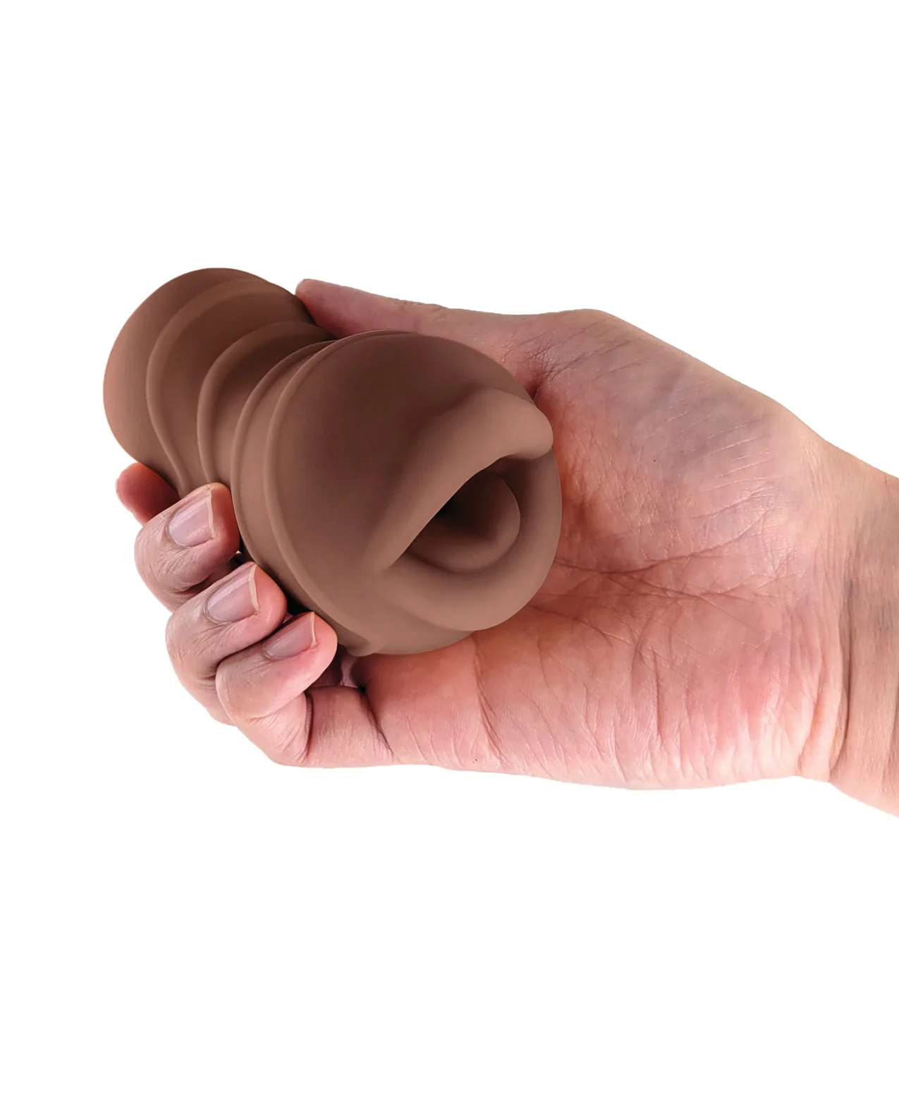 Pocket Pals Mouth Stroker - Brown - Image 3
