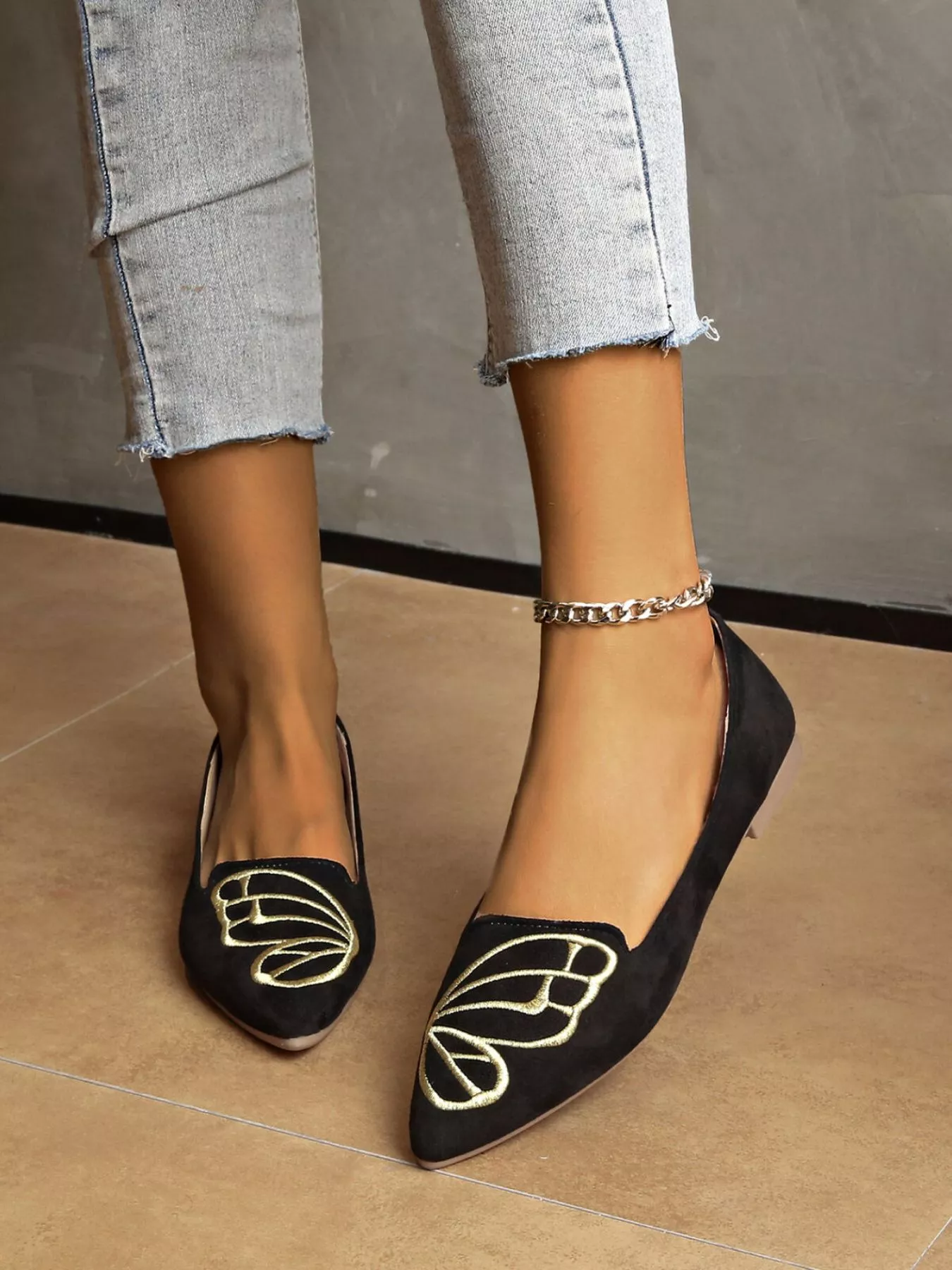Point Toe Slip-Ons