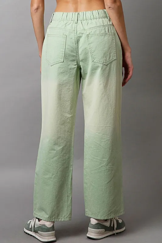 POL Embellishments Gradient Wide Leg Pants - Image 2