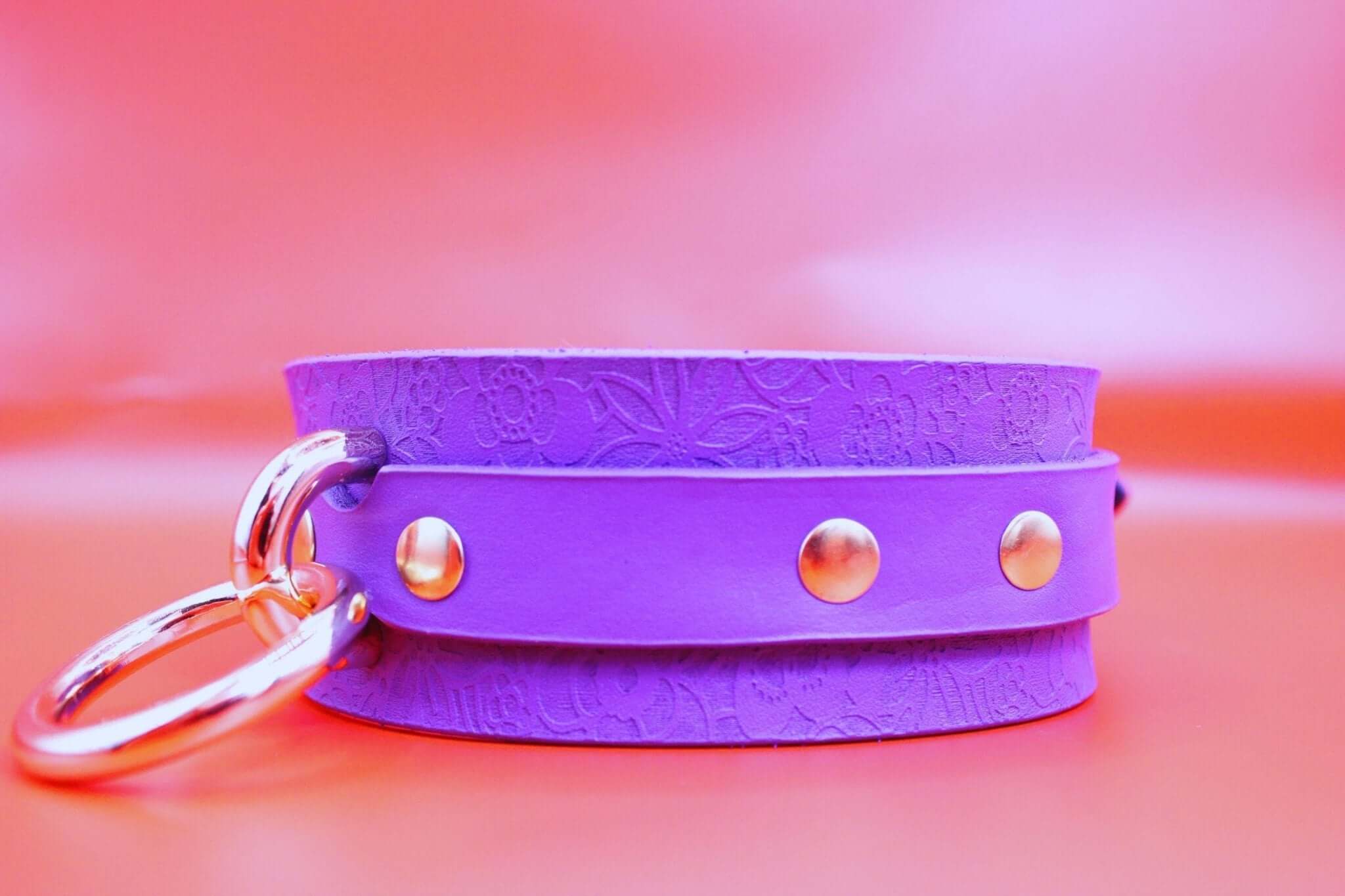 Posture Collar Elegant Handmade Submissive Bondage Accessory - Image 5