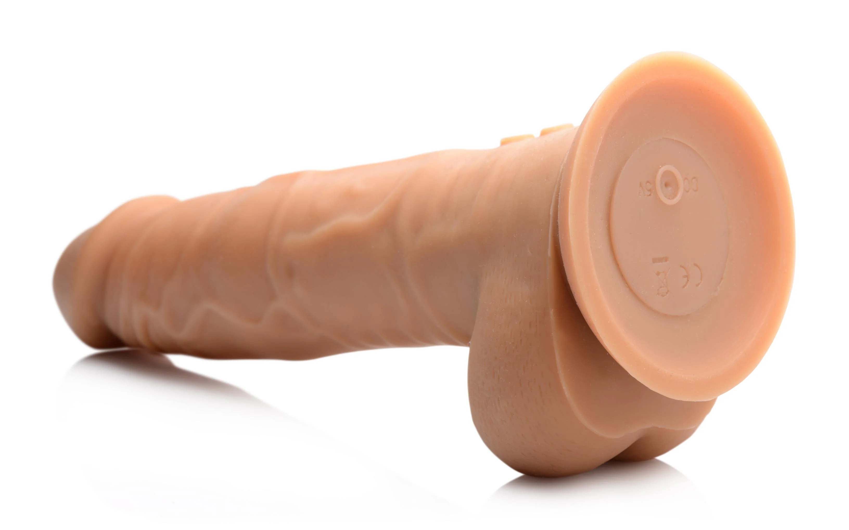 Power Pounder Realistic Thrusting Silicone Dildo - Image 7