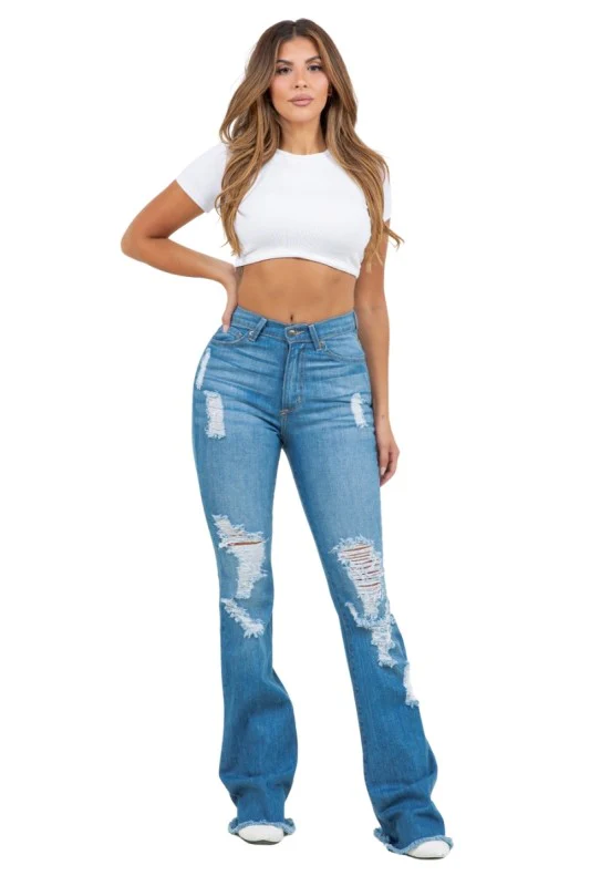 Premium USA Denim Bootcut Jean High Rise - Image 4