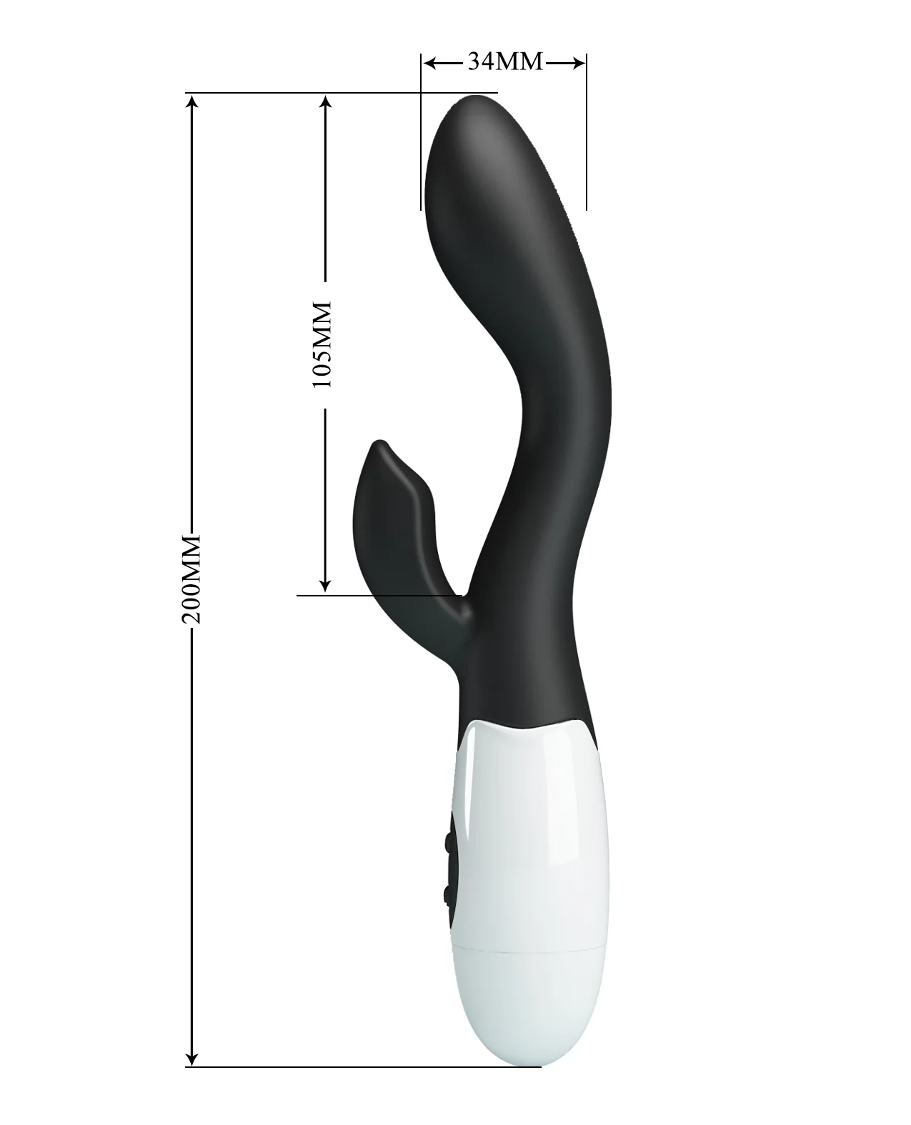 Pretty Love Brighty Vibrator - Black - Image 5