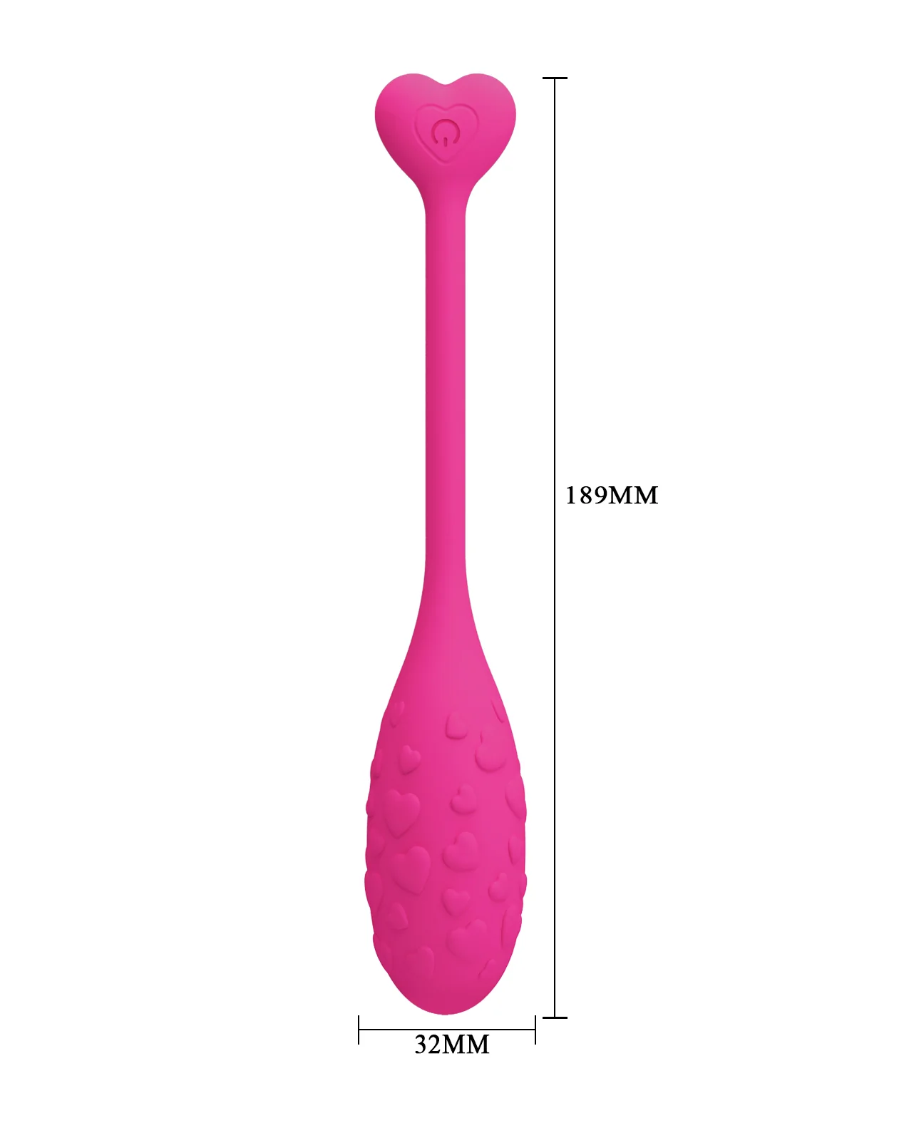 Pretty Love Fisherman Vibrating Egg - Hot Pink - Image 3