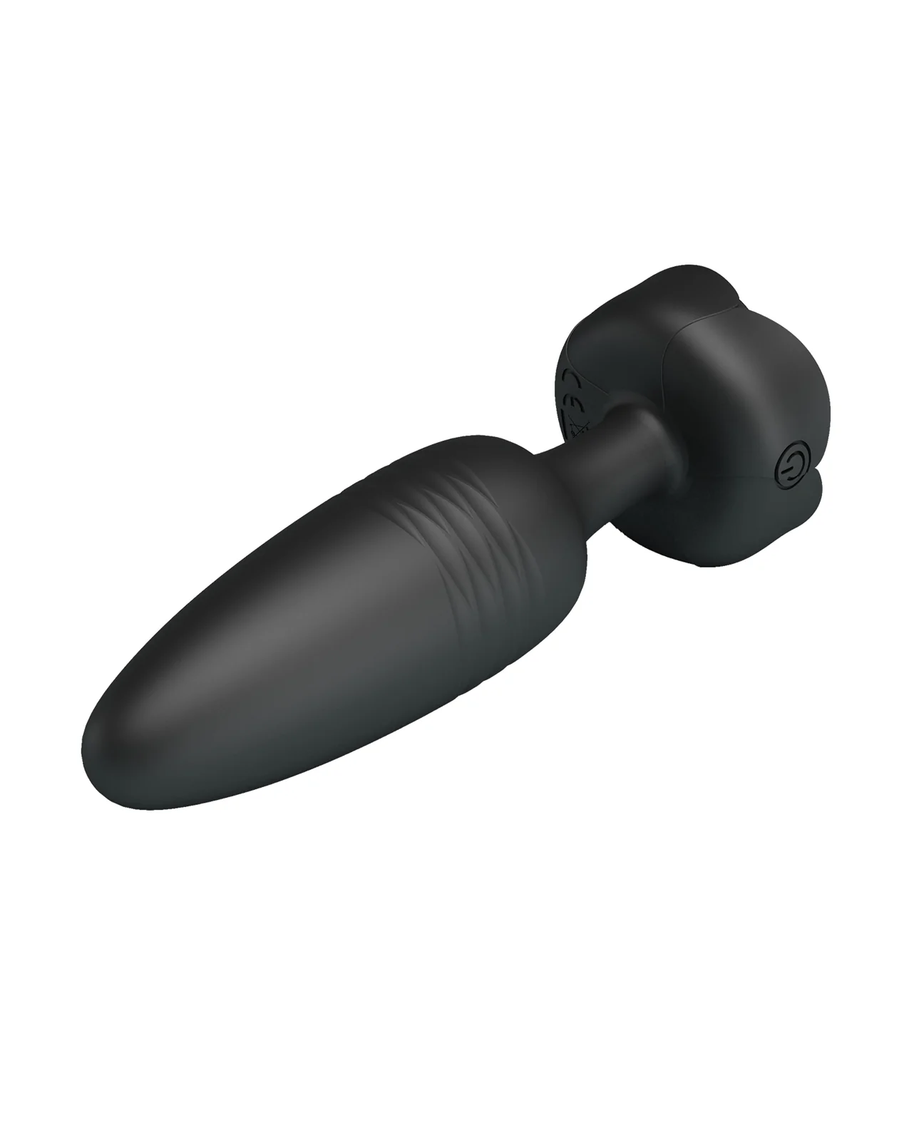 Pretty Love Tarion Thrusting Butt Plug w/Multi Color Bottom Light - Black - Image 3