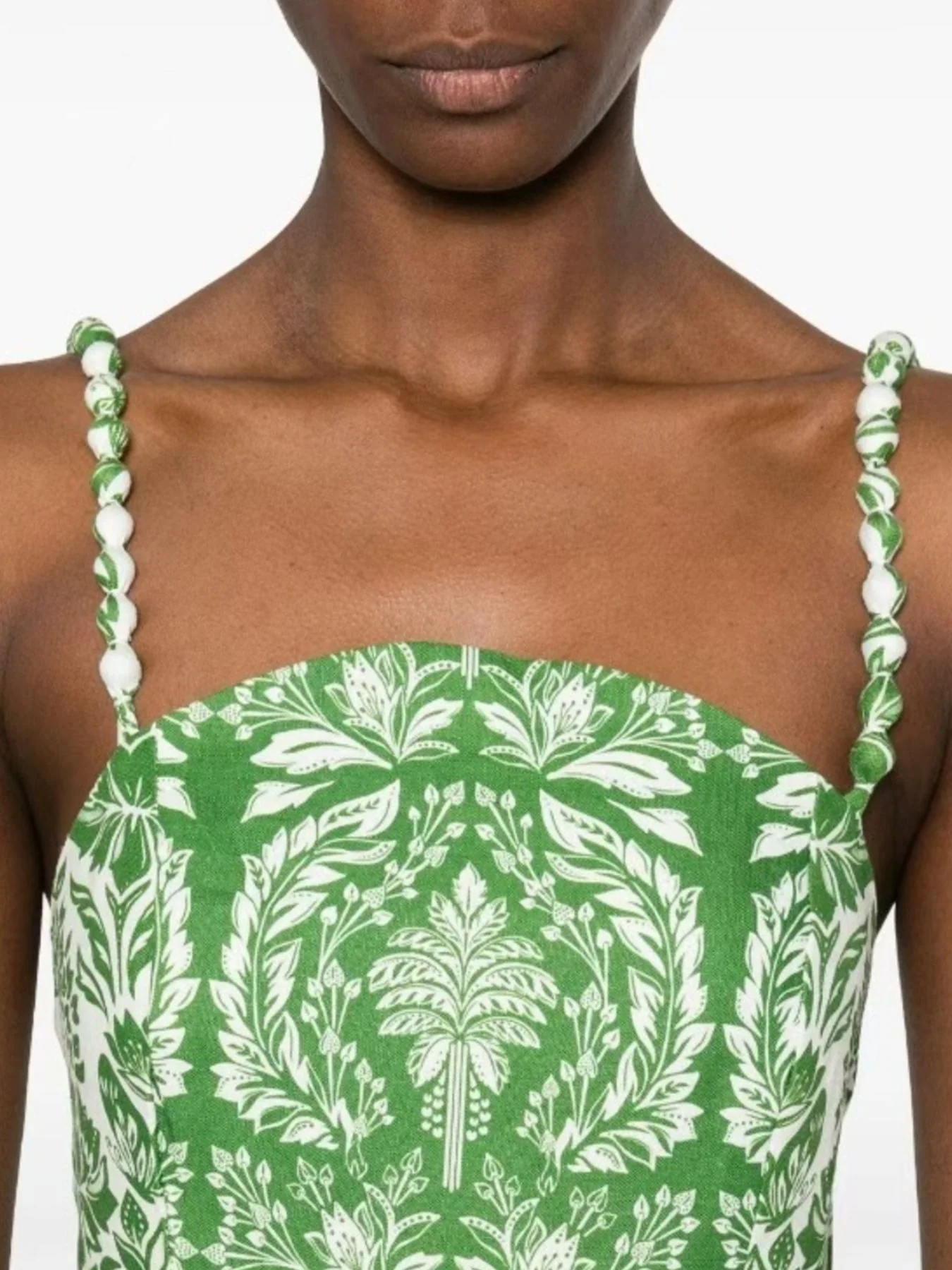 Printed A-Line Midi Cami Dress - Image 9