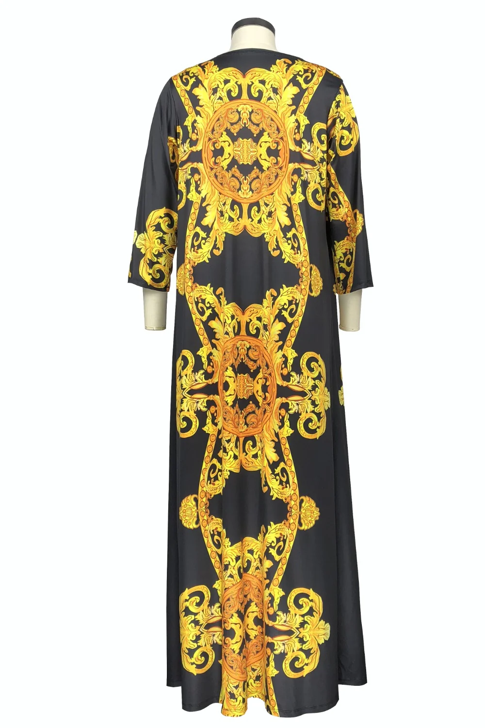 Printed Plunge One-Piece and Cover Up Swim Set - Image 7