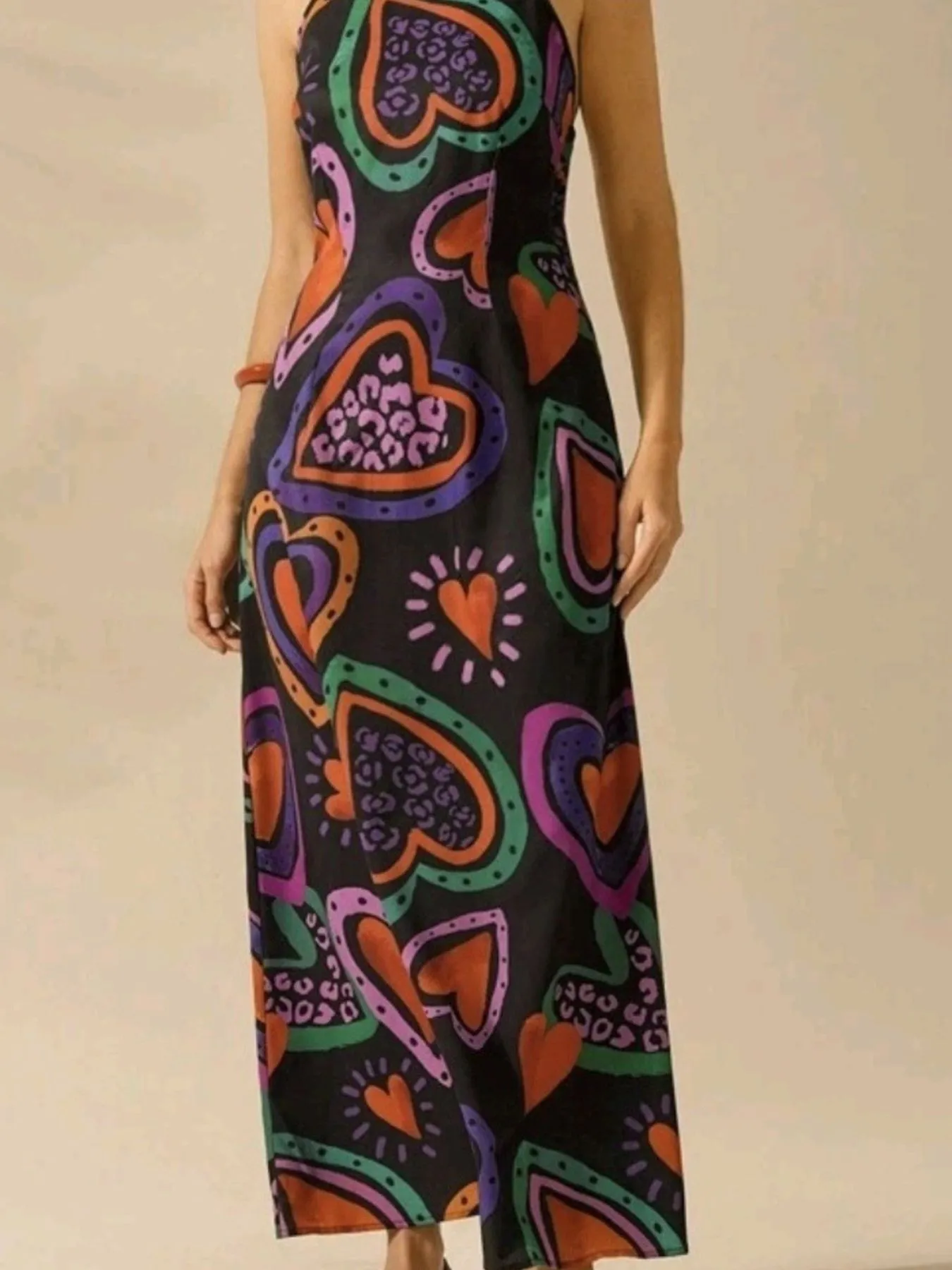 Printed Sleeveless Maxi Dress - Image 6
