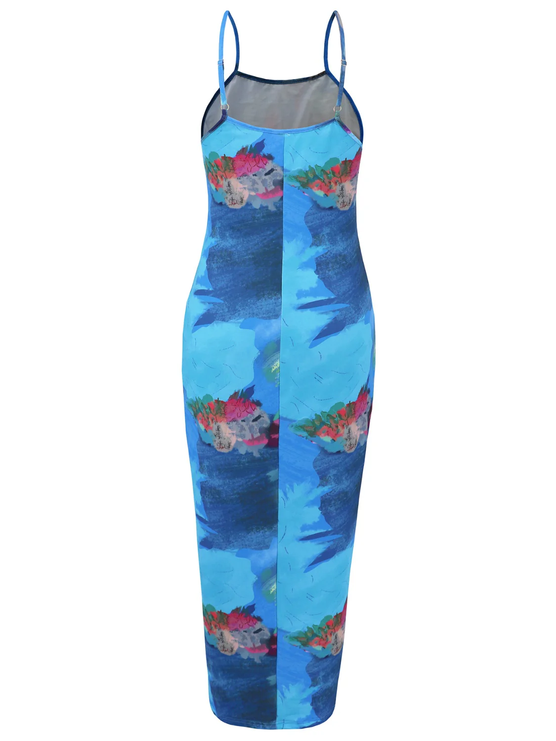 Printed Spaghetti Strap Cami Dress - Image 5