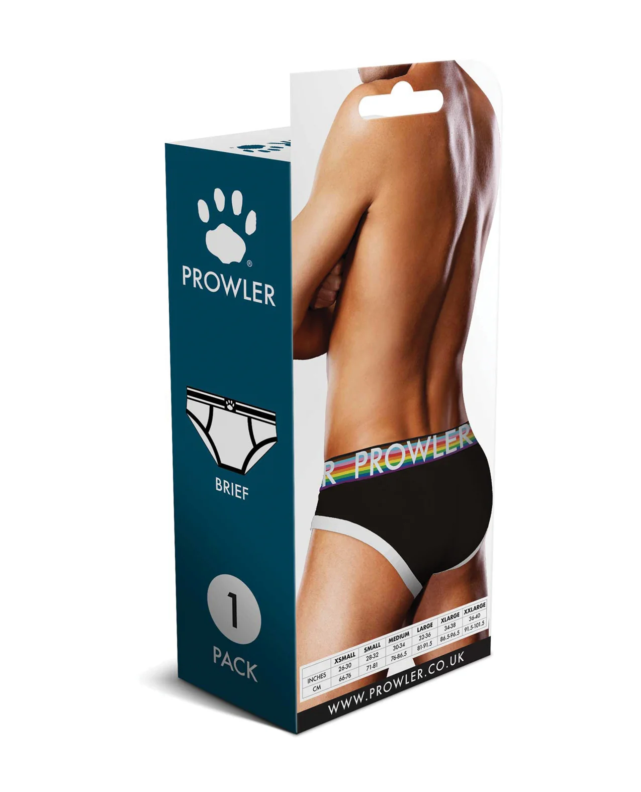 Prowler Oversized Paw Brief - Black/Multi XL - Image 4