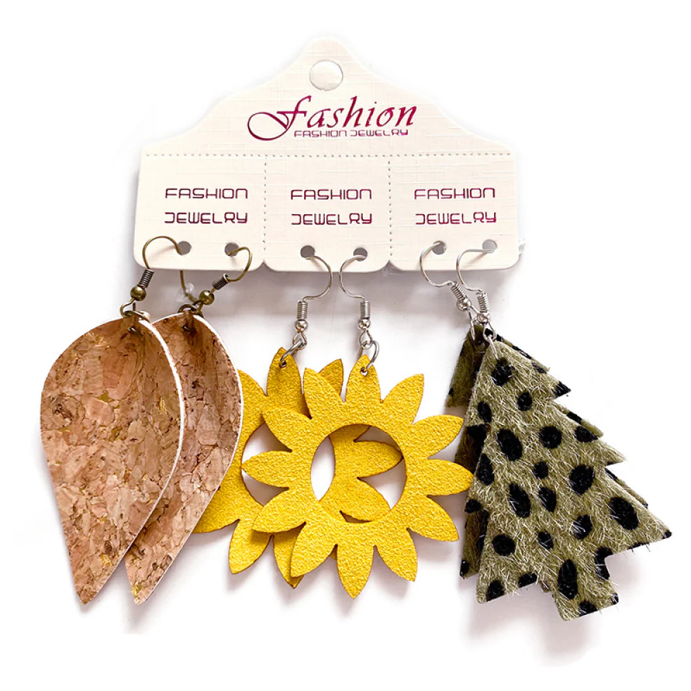 PU Earrings Set - Image 5