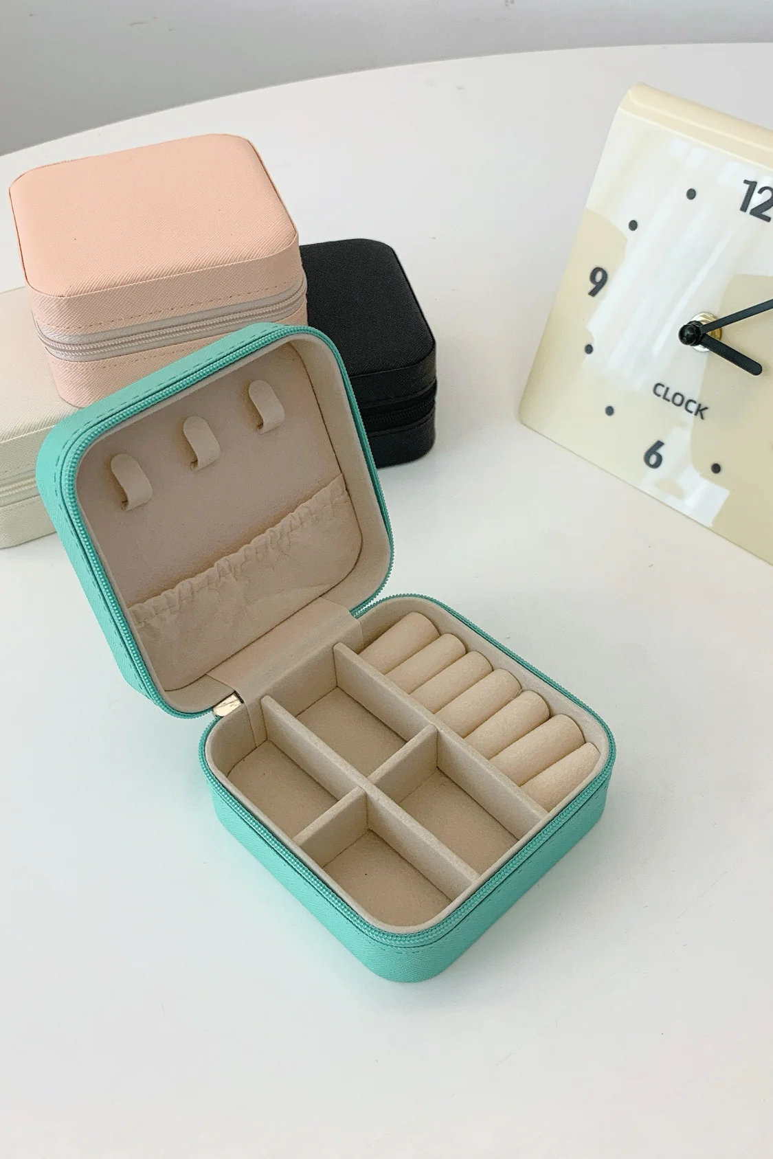 PU Leather Square Jewelry Box - Image 7
