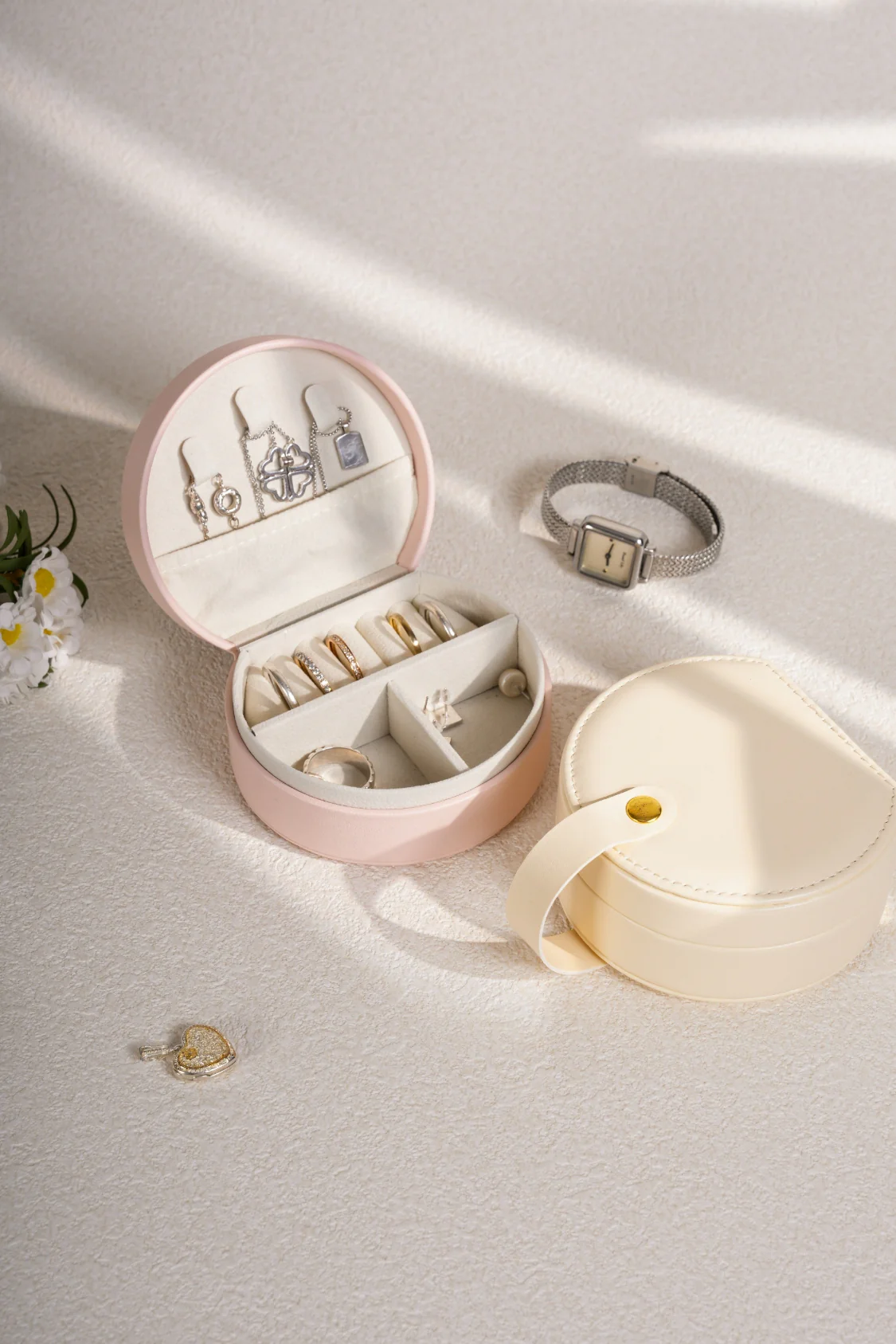 PU Leather Travel Jewelry Box - Image 12
