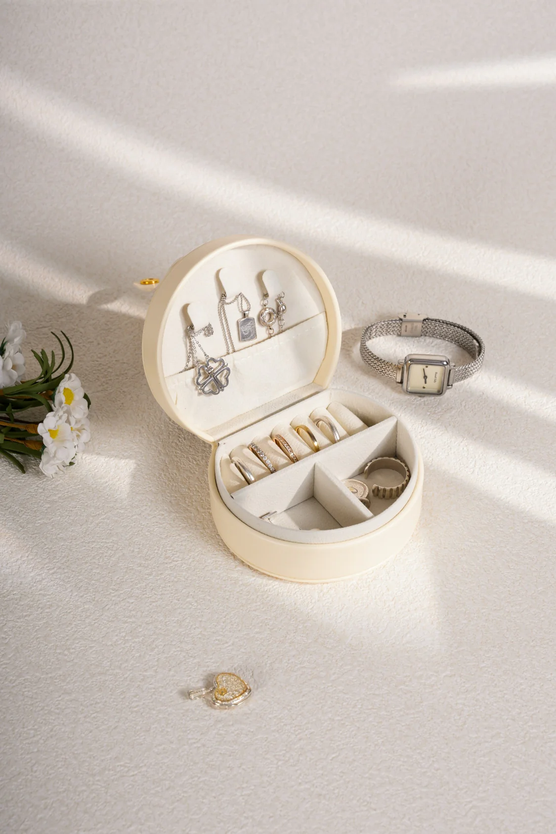 PU Leather Travel Jewelry Box - Image 13
