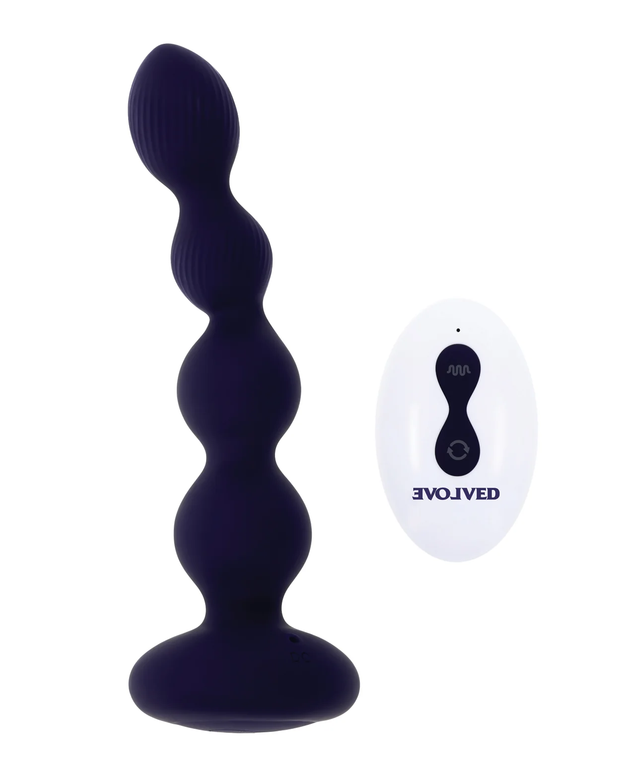 Evolved Pleasure Orbit Remote Controlled Anal Vibe - Purple - Image 2