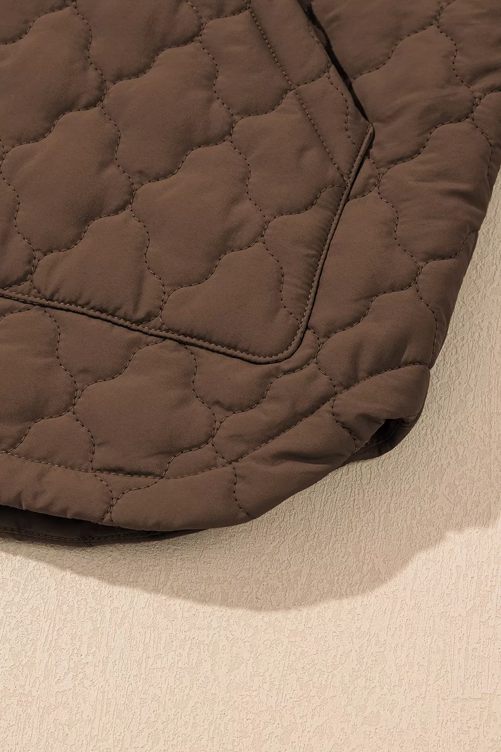 Quilted Snap Down Vest Coat - Image 12