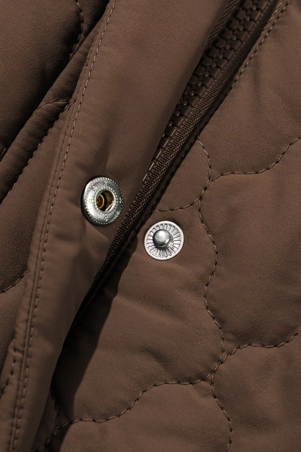 Quilted Snap Down Vest Coat - Image 14