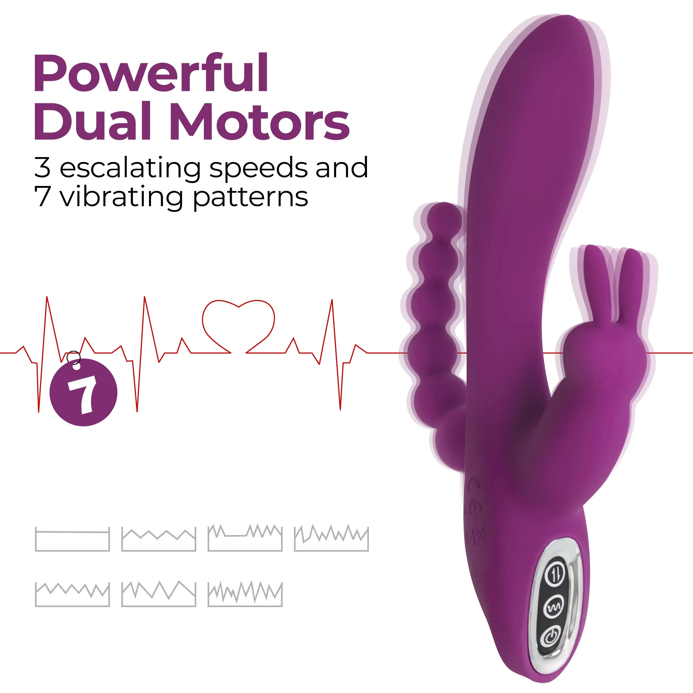 Quivers 10x Silicone G-spot Rabbit Vibrator - Image 7