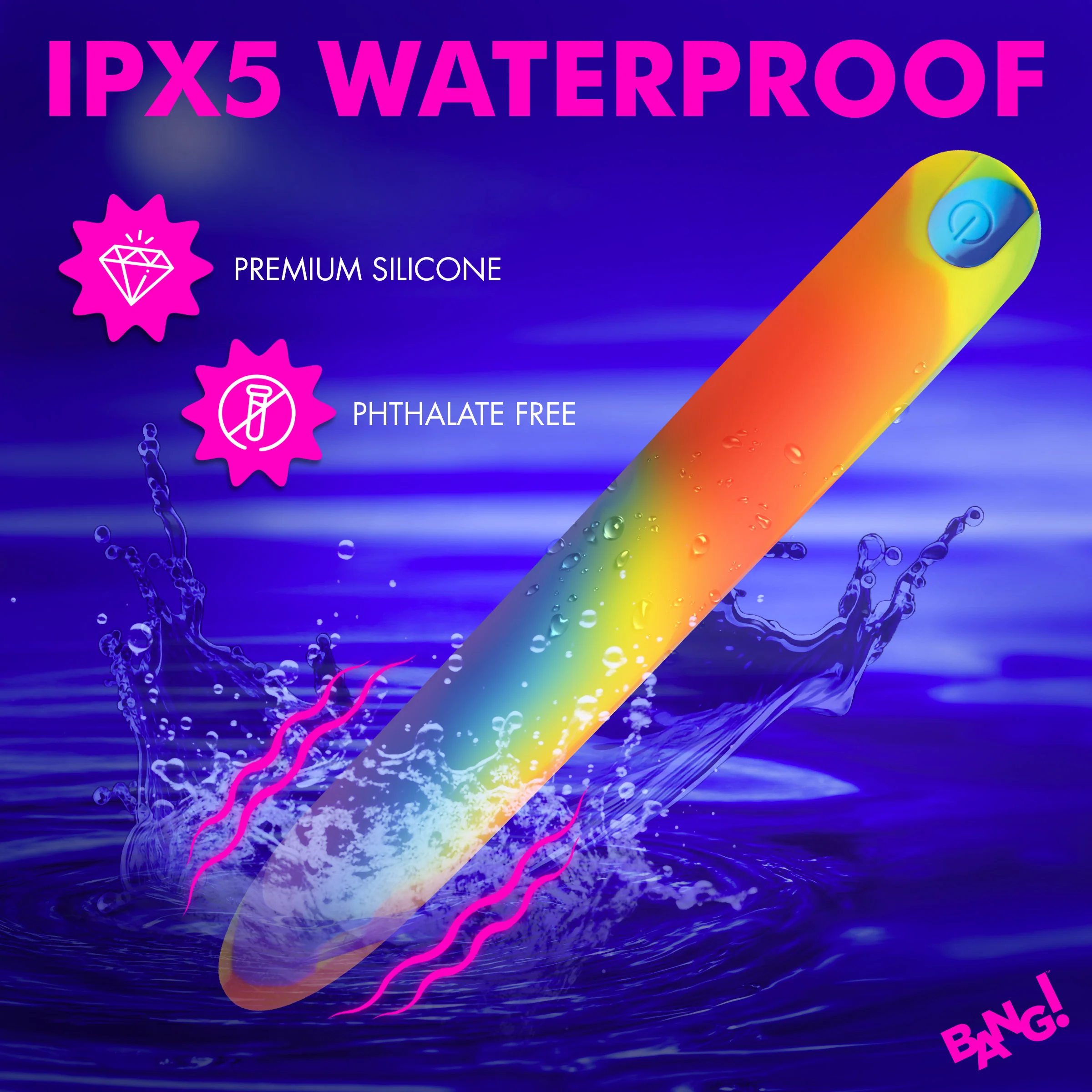 Rainbow Silicone Vibrator - Image 3