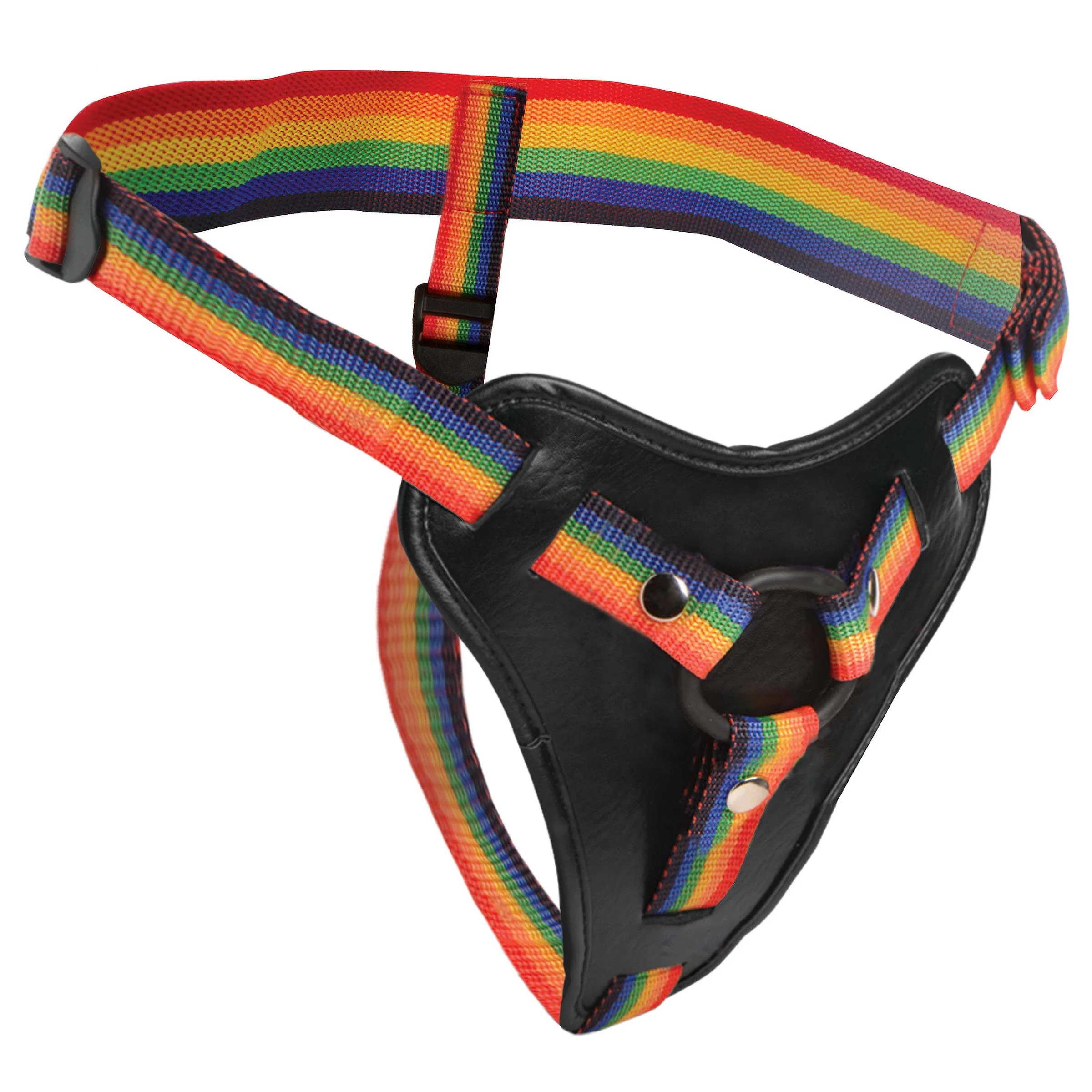 Rainbow Strap On Harness With Silicone O-rings - Image 2