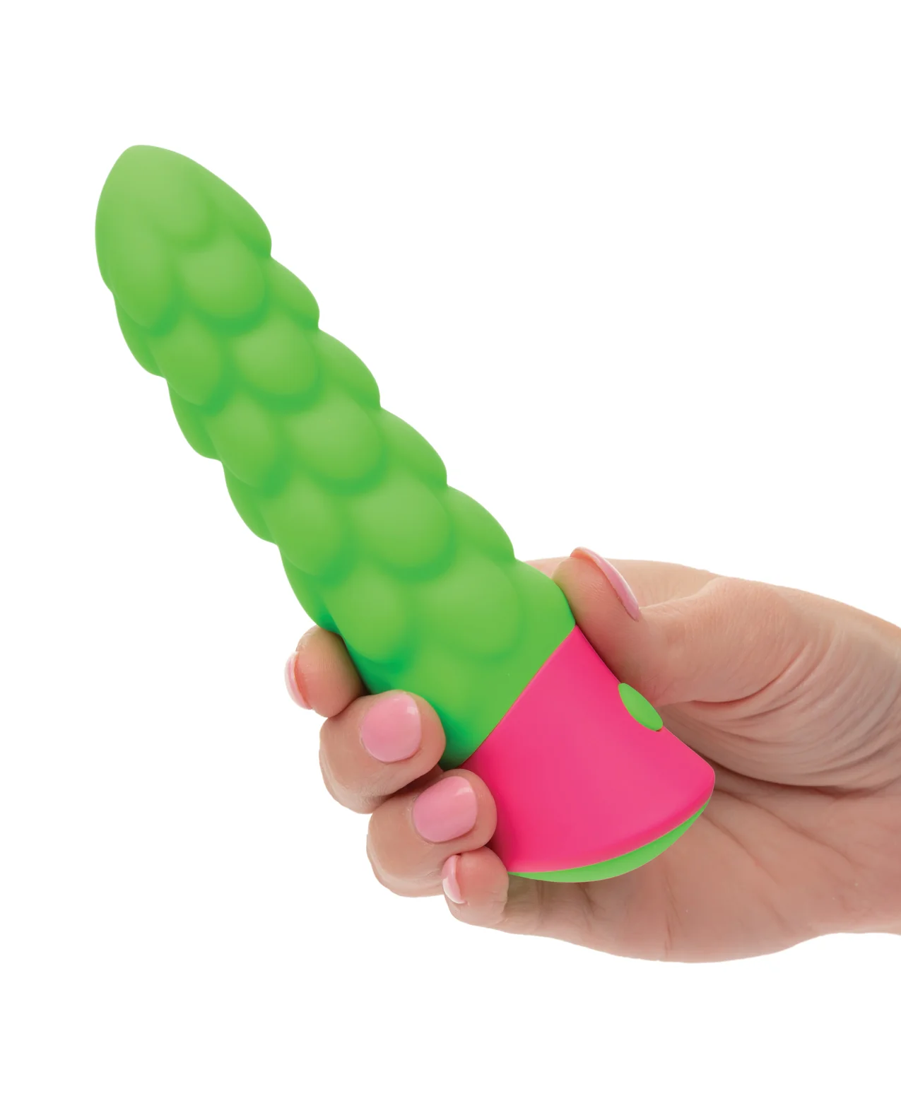 Rave Ripple Vibrator - Green/Pink - Image 4