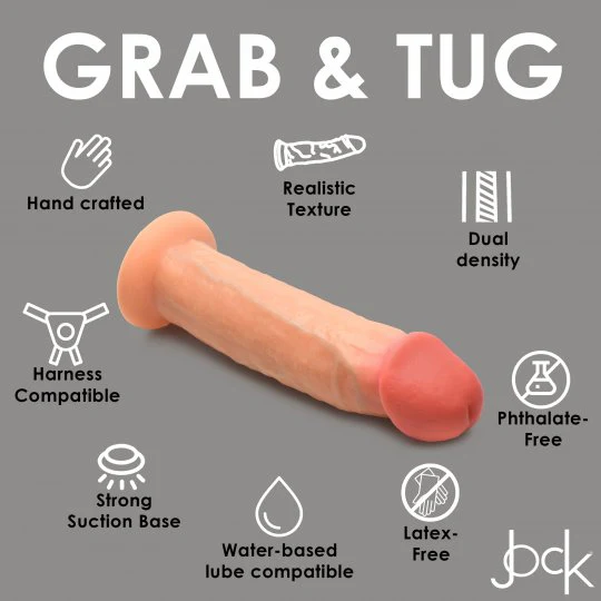 Real Skin Silicone Dildo - 8.5 Inch - Image 4