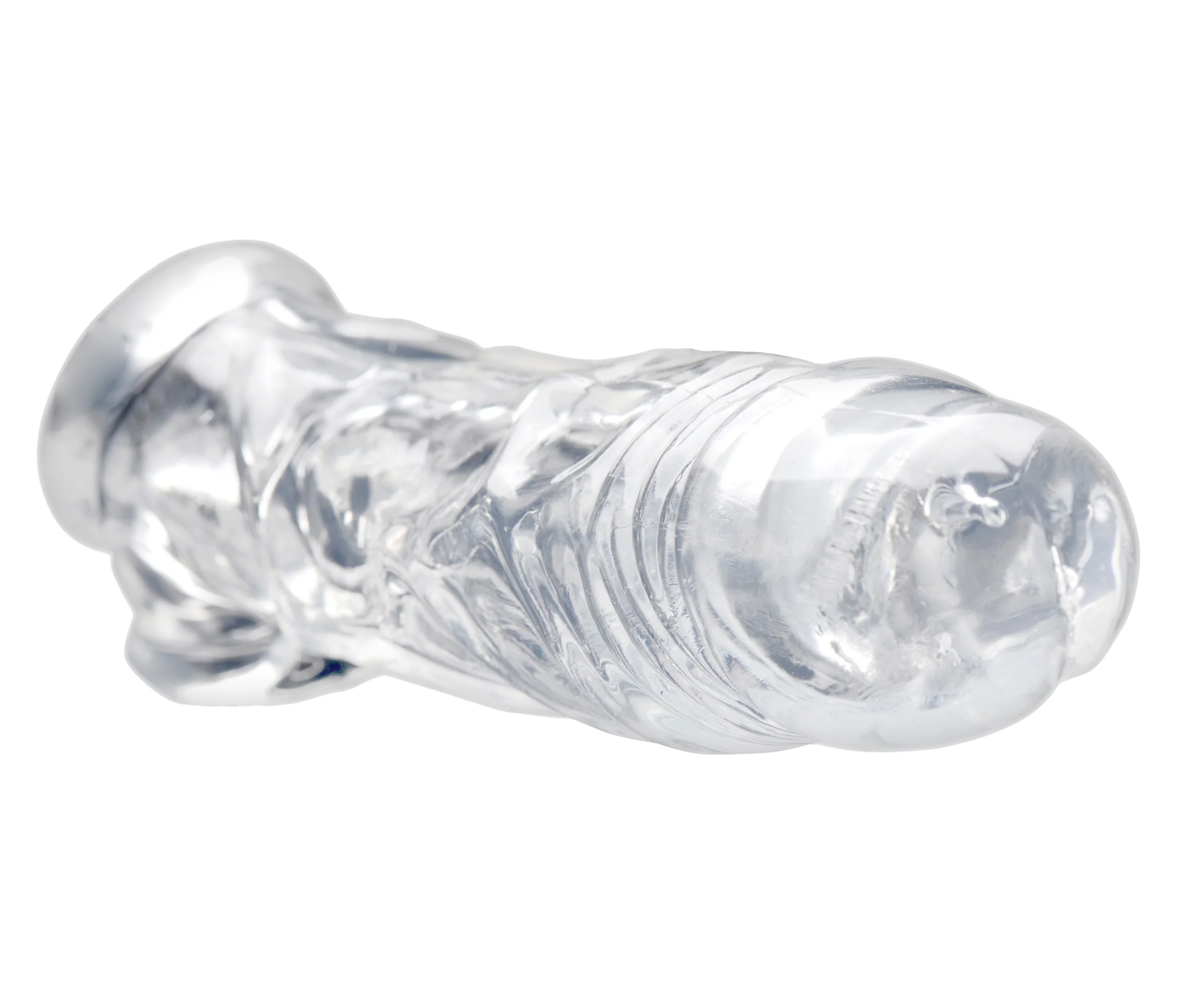 Realistic Clear Penis Enhancer And Ball Stretcher - Image 2
