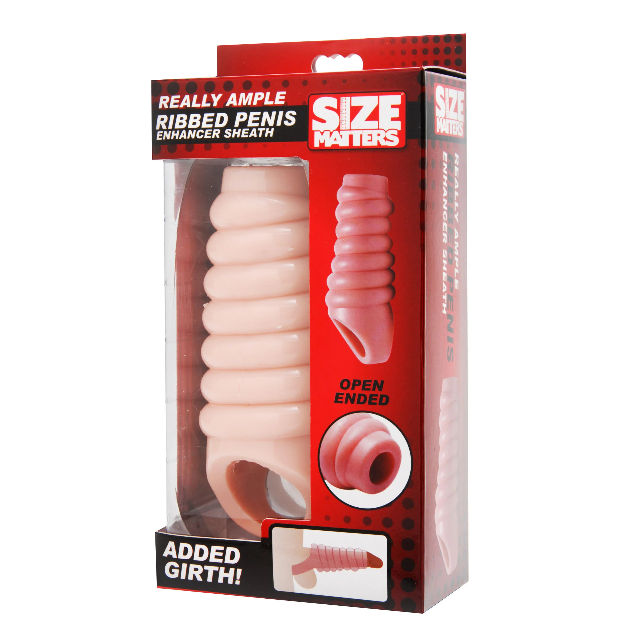 Really Ample Ribbed Penis Enhancer Sheath - Image 2
