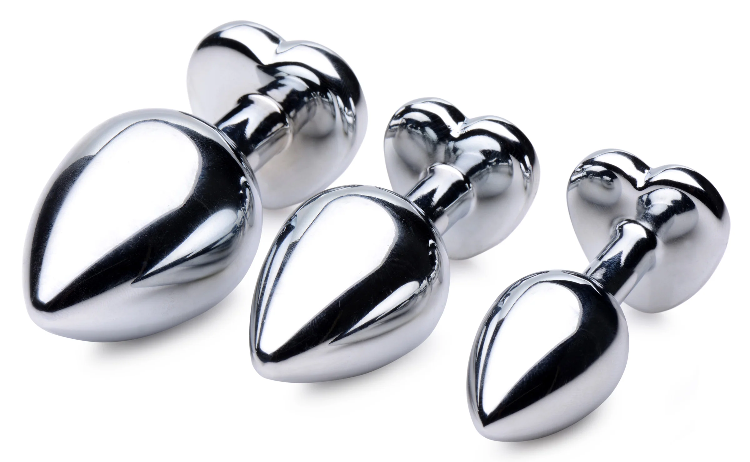 Red Heart Gem Anal Plug Set - Image 4